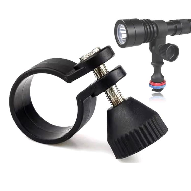 Adjustable Diving Flashlight Holder Mount Clamp For Dive Photography, Diameter 20mm, Diameter 22mm, Diameter 24mm, Diameter 26mm, Diameter 28mm, Diameter 30mm, Diameter 32mm, Diameter 34mm, Diameter 36mm, Diameter 38mm