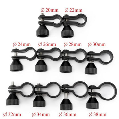 Adjustable Diving Flashlight Holder Mount Clamp For Dive Photography, Diameter 20mm, Diameter 22mm, Diameter 24mm, Diameter 26mm, Diameter 28mm, Diameter 30mm, Diameter 32mm, Diameter 34mm, Diameter 36mm, Diameter 38mm