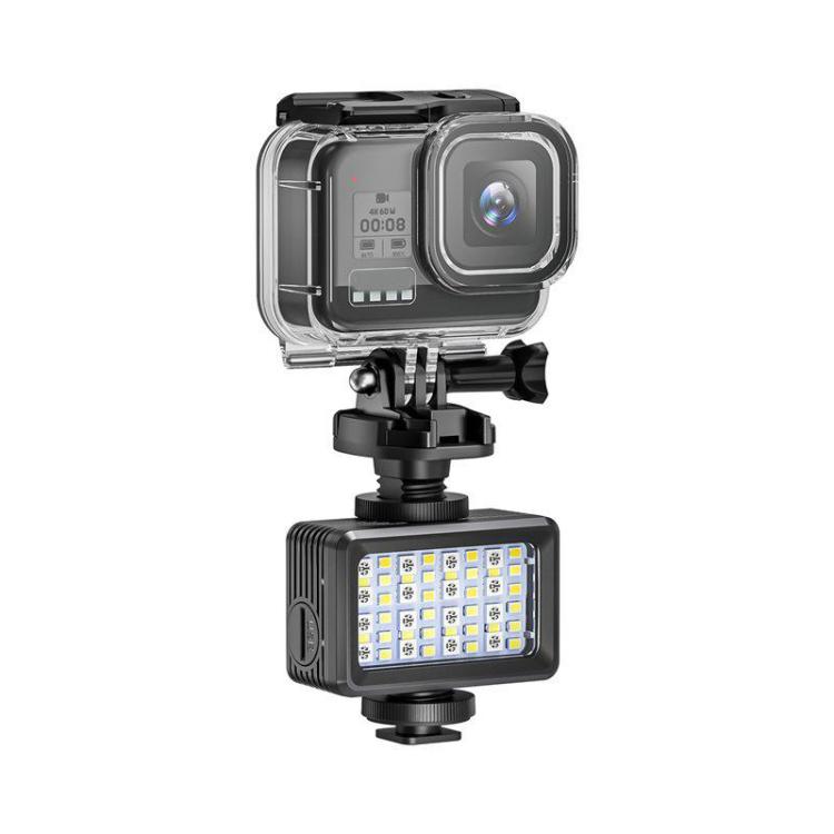 40 LEDs Fill Light 40m Waterproof Depth for Sports Cameras, SL-105RGB