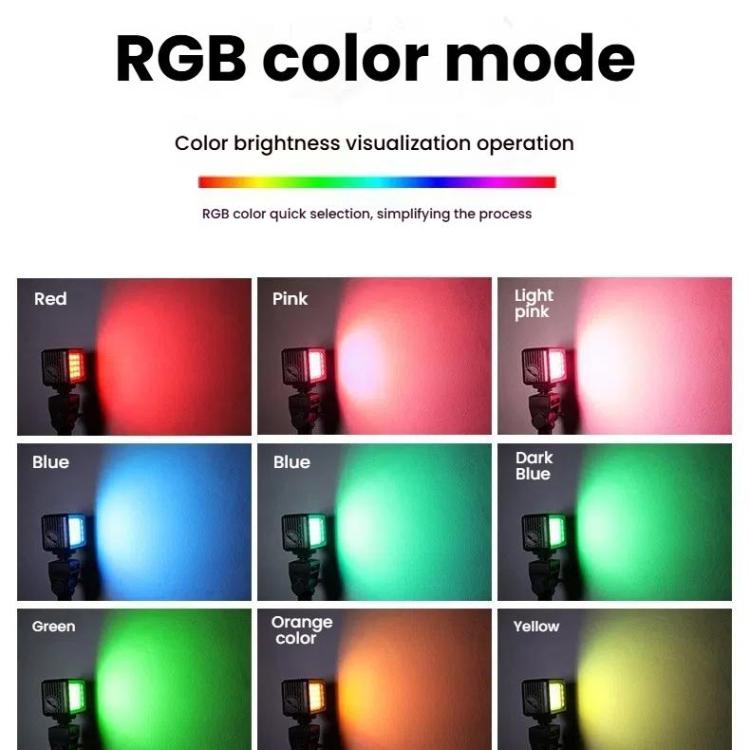 40 LEDs Fill Light 40m Waterproof Depth for Sports Cameras, SL-105RGB