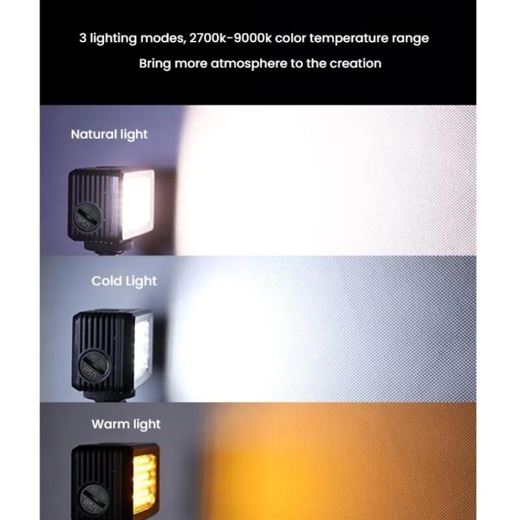 40 LEDs Fill Light 40m Waterproof Depth for Sports Cameras, SL-105RGB