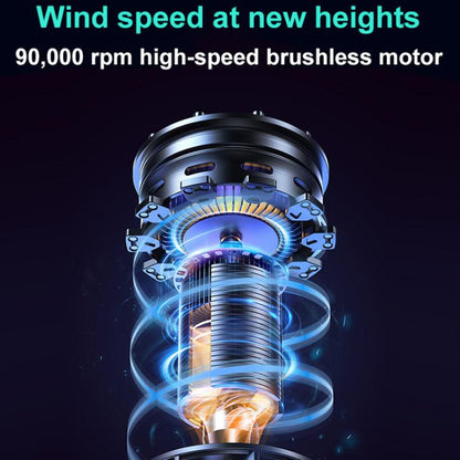 90000RPM 41m/s Mini Brushless Motor Turbo Jet Fan With Magnetic Suction Nozzle, 90000RPM 41m/s