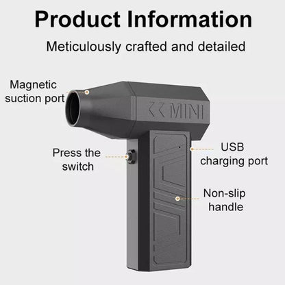 90000RPM 41m/s Mini Brushless Motor Turbo Jet Fan With Magnetic Suction Nozzle, 90000RPM 41m/s