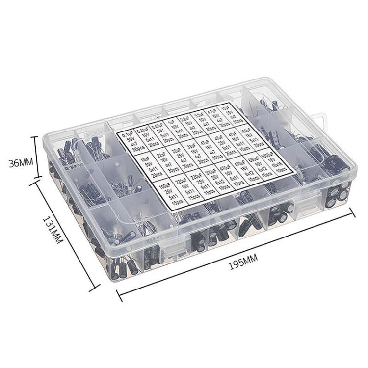 0.1uF-1000uF 24 Specifications Electrolytic Capacitor Kits, Electrolytic Capacitor Kits