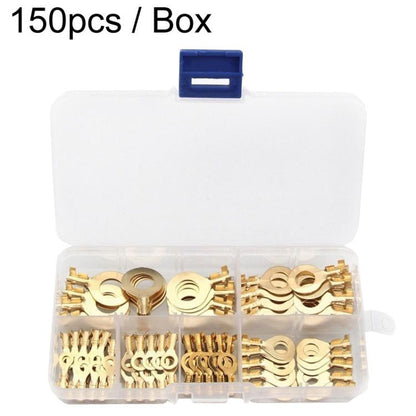 M3 / M4 / M5 / M6 / M8 / M10 Ring Cable Connector Wiring Gasket, 150pcs / Box