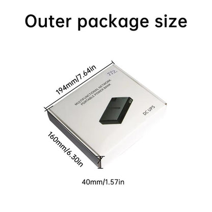 Uninterruptible Power Supply with DC Output 5V/9V/12V for Router, Modem, Security Camera, Mobile Phone, EU Plug, US Plug