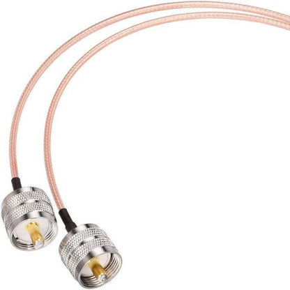 UHF Female To 2 UHF Male 1 In 2 Cable SO239 To PL259Y Adapter Cable, 15cm, 20cm, 30cm