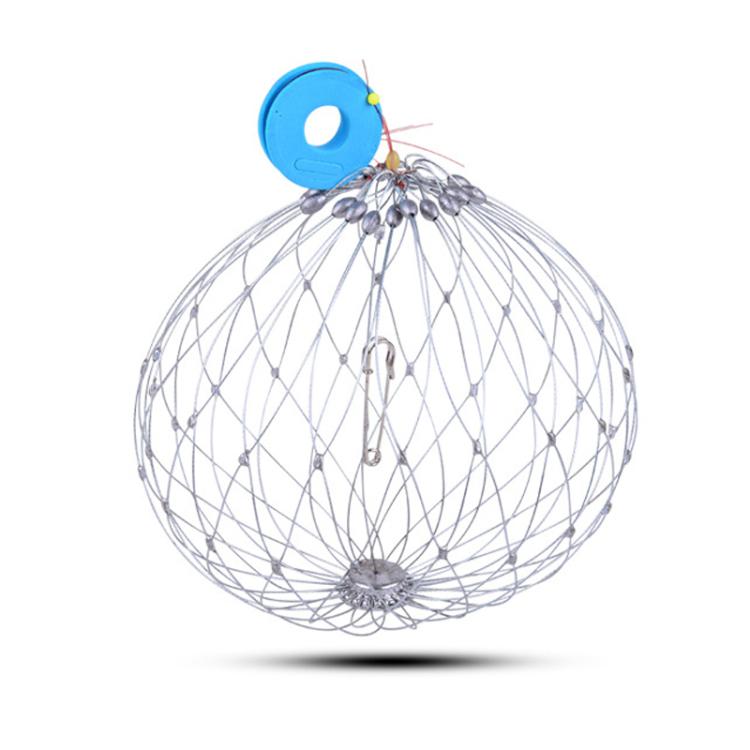 Automatically Retractable Crab Cage Wire Crab Opening And Closing Cage, Diameter 52cm/16 Strands, Diameter 52cm/20 Strands, Diameter 62cm/20 Strands, Diameter 72cm/20 Strands