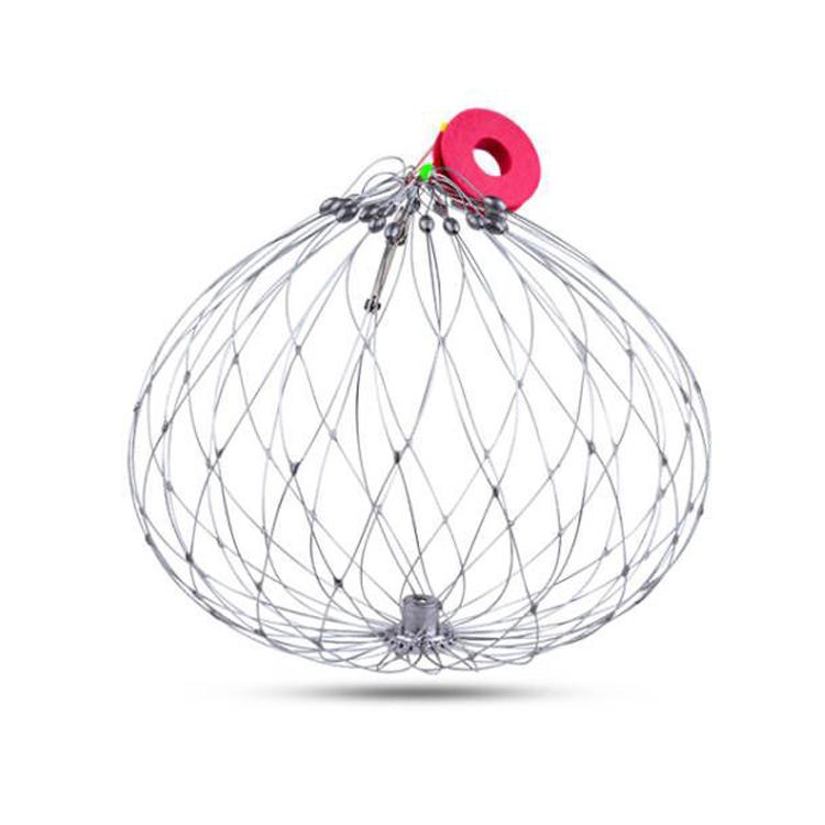 Automatically Retractable Crab Cage Wire Crab Opening And Closing Cage, Diameter 52cm/16 Strands, Diameter 52cm/20 Strands, Diameter 62cm/20 Strands, Diameter 72cm/20 Strands