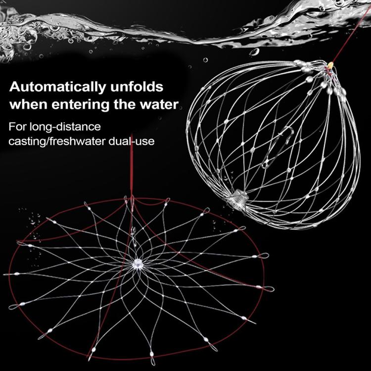 Automatically Retractable Crab Cage Wire Crab Opening And Closing Cage, Diameter 52cm/16 Strands, Diameter 52cm/20 Strands, Diameter 62cm/20 Strands, Diameter 72cm/20 Strands
