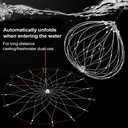 Automatically Retractable Crab Cage Wire Crab Opening And Closing Cage, Diameter 52cm/16 Strands, Diameter 52cm/20 Strands, Diameter 62cm/20 Strands, Diameter 72cm/20 Strands