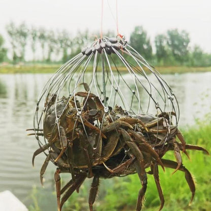 Automatically Retractable Crab Cage Wire Crab Opening And Closing Cage, Diameter 52cm/16 Strands, Diameter 52cm/20 Strands, Diameter 62cm/20 Strands, Diameter 72cm/20 Strands