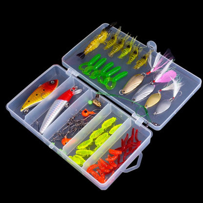 Outdoor Fishing Gear Bionic Bait Luya Sequin Bait Set, 25-in-1, 35-in-1, 46-in-1, 51-in-1, 73-in-1, 91-in-1, 102-in-1, 120-in-1