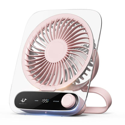 199-speed Desktop wall-mounted Fan With Handle & Light Built-in Aromatherapy Cotton