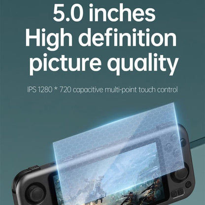 CB408 4.7-inch Touch Screen Handheld Game Console Supports WiFi Android 11 +Linux System, 64G, 128G
