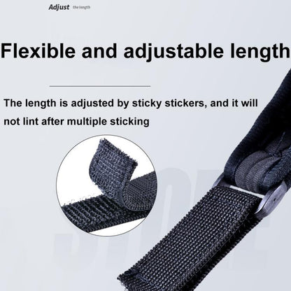 Adjustable High-elastic Fishing Rod Strap Lure Rod Strap Fishing Rod Protective Cover, 59-130cm without Straps, 59-130cm with Straps, 40-75cm without Straps