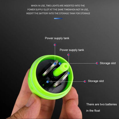 Electronic Luminous Float For Night Fishing Sea Fishing ABS Anti-Fall Float, 1, 2, 3, 4, 5, 6, 7, 8, 9, 10