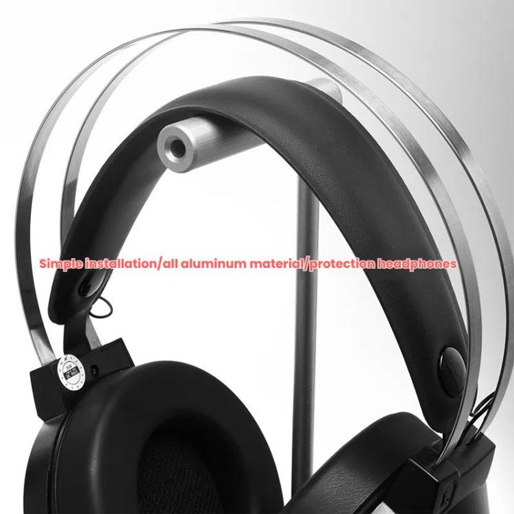 All-aluminum Alloy Headset Stand Headphone Display Bracket, All-aluminum Alloy Silver Gray, All-aluminum Alloy Black