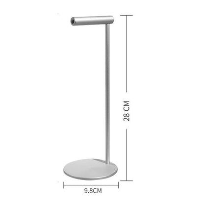 All-aluminum Alloy Headset Stand Headphone Display Bracket, All-aluminum Alloy Silver Gray, All-aluminum Alloy Black