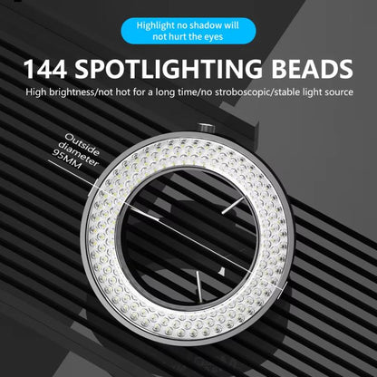 Cell Phone Repair 144 Beads Microscope Ring Light Source, MY-037 144 Beads