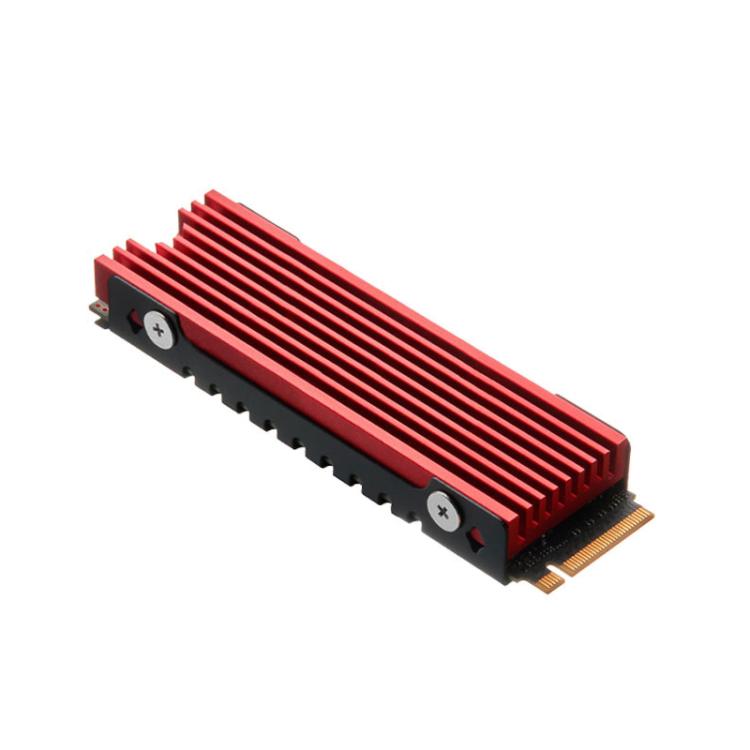 FinalCool M.2 2280 NVME SSD Radiator Aluminum Heat Sink for Desktop PC PS5, M.2 2280 Black, M.2 2280 Silver, M.2 2280 Red