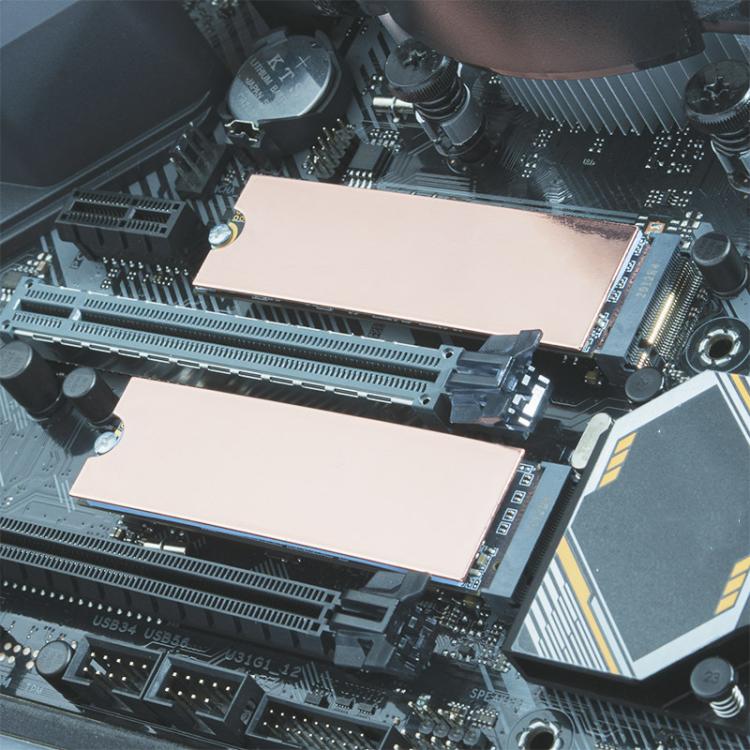 M.2 2280 NVME SSD Pure Copper Heatsink Radiator For Laptops / PCs, JEYI  icopper-One, JEYI  icopper-3