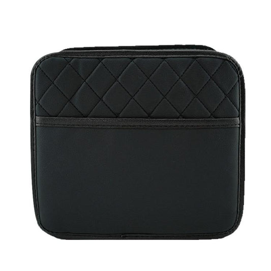 Multifunctional Car Seat Back Storage Bag Car Leather Trash Can Decoration Products