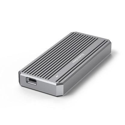 Blueendless M.2 Nvme SSD Box 40Gbps Hard Drive Reader, USB4 Box, USB4 Box with RGB Lights + Fan