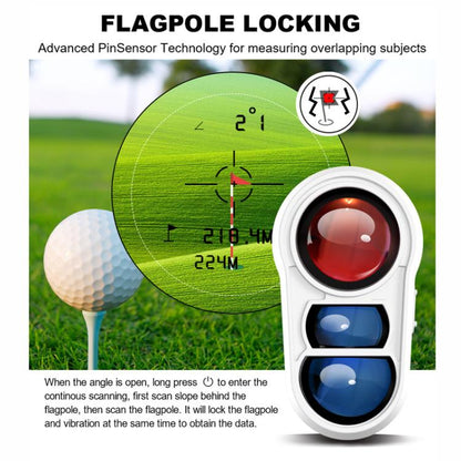 ARTBULL Lock Flag Ramp Outdoor Golf Laser Rangefinder Telescope, 600m, 1000m