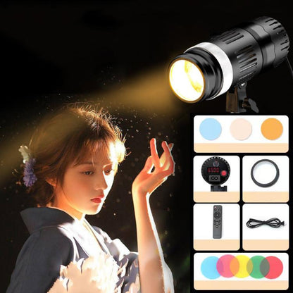102 LEDs Spotlight Portrait Photography Fill Light Adjustable Focus Triple Color Temperature, CN Plug, 100W, 175W, 275W, 100W+2.1m Tripod, 175W+2.1m Tripod, 275W+2.1m Tripod, 275W+2.1m Tripod+Crossbar