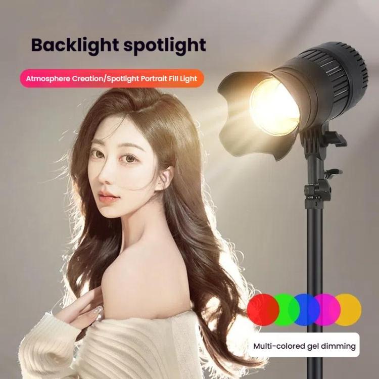 102 LEDs Spotlight Portrait Photography Fill Light Adjustable Focus Triple Color Temperature, CN Plug, 100W, 175W, 275W, 100W+2.1m Tripod, 175W+2.1m Tripod, 275W+2.1m Tripod, 275W+2.1m Tripod+Crossbar