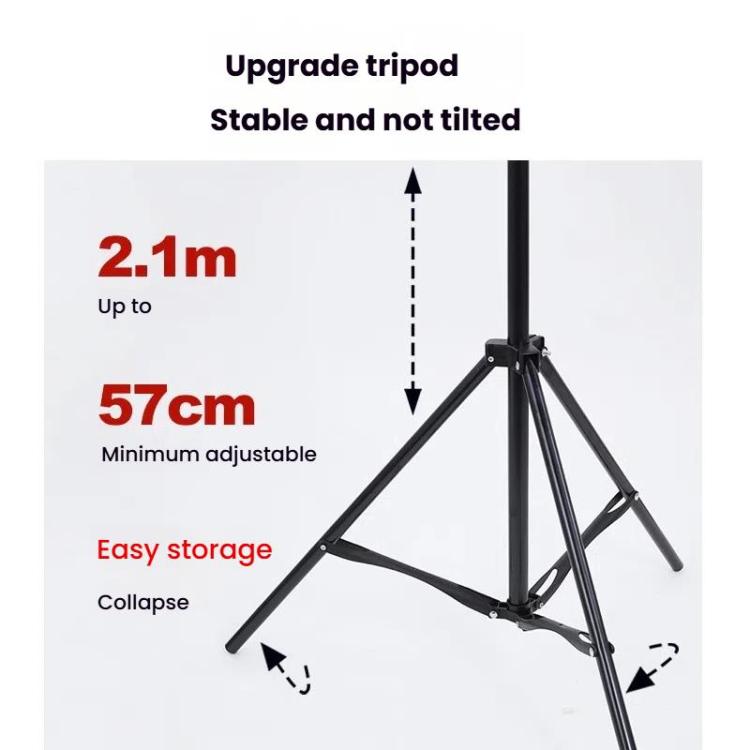 102 LEDs Spotlight Portrait Photography Fill Light Adjustable Focus Triple Color Temperature, CN Plug, 100W, 175W, 275W, 100W+2.1m Tripod, 175W+2.1m Tripod, 275W+2.1m Tripod, 275W+2.1m Tripod+Crossbar