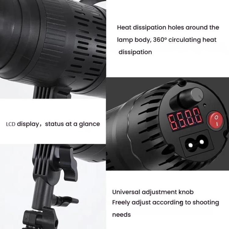 102 LEDs Spotlight Portrait Photography Fill Light Adjustable Focus Triple Color Temperature, CN Plug, 100W, 175W, 275W, 100W+2.1m Tripod, 175W+2.1m Tripod, 275W+2.1m Tripod, 275W+2.1m Tripod+Crossbar