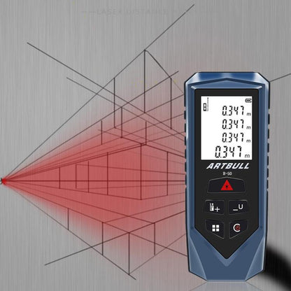 ARTBULL Handheld Infrared Laser Distance Meter Electronic Ruler, 50m