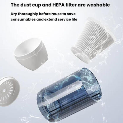 Portable Wireless Car Vacuum Cleaner Small Chargeable Handheld Wet / Dry Large Suction Household Vacuum Cleaner