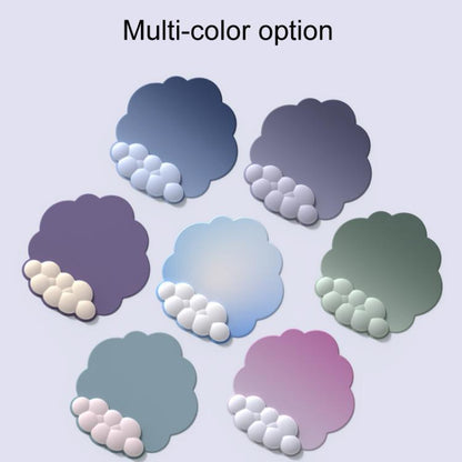 3pcs / Set Cloudy Gradient Memory Foam Silicone Wrist And Keyboard Mouse Pad, Model 3, Model 5, Model 8, Model 9, Model 10, Model 11, Model 12, Model 13, Model 14, Green, Blue+Yellow, Blue+Gray, Navy Blue+Gray