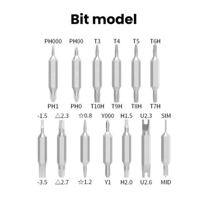 27 In 1 Dual Bits Precision Screwdriver Tool Kit Mini Mobile Phone Computer Eyeglasses Repair Tool