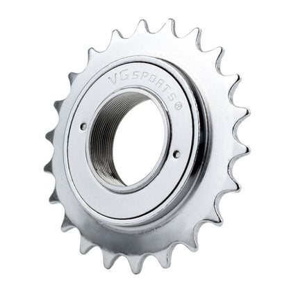 VG SPORTS Stroller Scooter Bicycle Single Speed Flywheel, 16T Silver, 16T Black, 16T Brown, 18T Silver, 18T Black, 18T Brown, 20T Silver, 20T Black, 20T Brown, 22T Silver, 22T Black, 22T Brown, 24T Brown