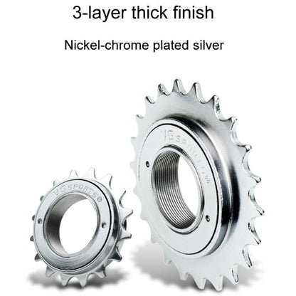 VG SPORTS Stroller Scooter Bicycle Single Speed Flywheel, 16T Silver, 16T Black, 16T Brown, 18T Silver, 18T Black, 18T Brown, 20T Silver, 20T Black, 20T Brown, 22T Silver, 22T Black, 22T Brown, 24T Brown