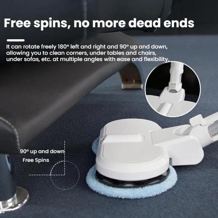 Electric Mop Head With Water Tank for Xiaomi Dreame / Dyson Handheld Vacuum Cleaner, Narrow 6 Gray Rags, Narrow 6 Blue Rags, Wide  6 Gray Rags, Wide 6 Blue Rags