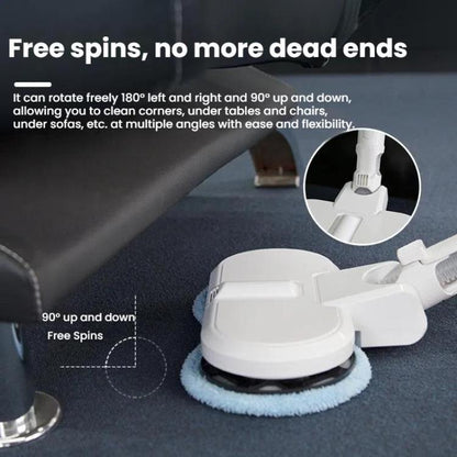 Electric Mop Head With Water Tank for Xiaomi Dreame / Dyson Handheld Vacuum Cleaner, Narrow 6 Gray Rags, Narrow 6 Blue Rags, Wide  6 Gray Rags, Wide 6 Blue Rags