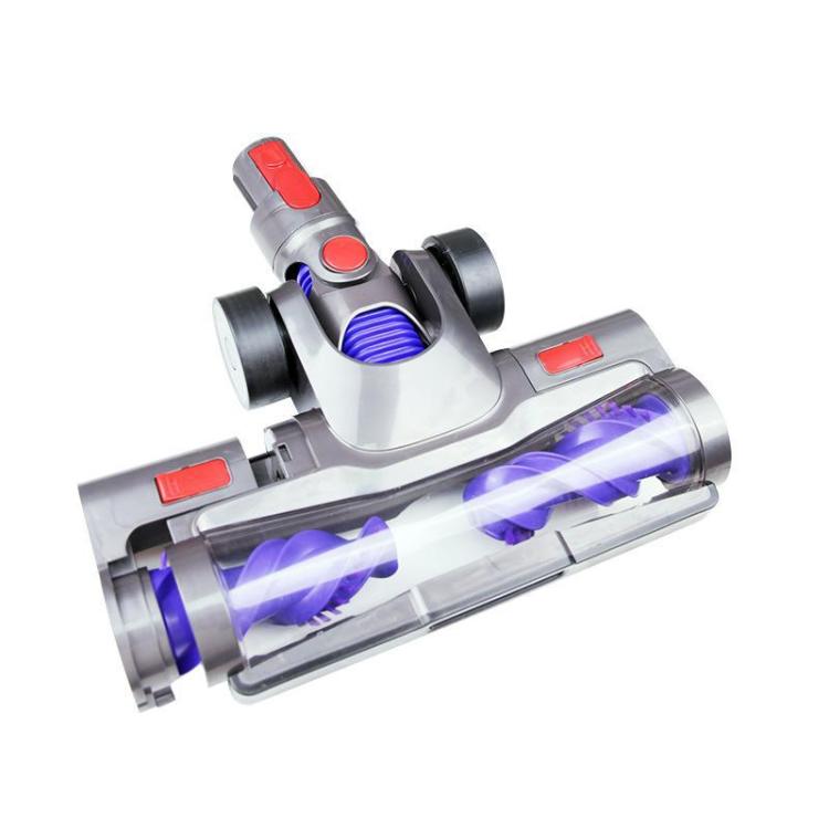 For Dyson V7 V8 V10 V11 V15 Vacuum Cleaner Double Roller Direct Drive Brush Head with LED Light, Double Roller Direct Drive Brush Head