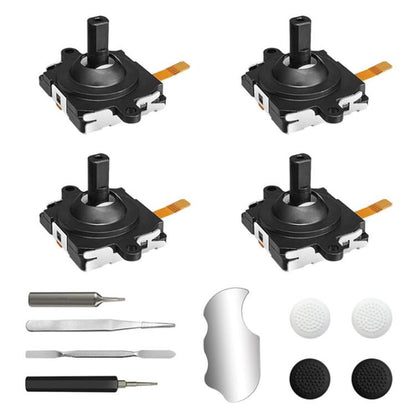 For Meta Quest 2 Repair Tool Set Handle Joystick Replacement Parts, 5 In 1, 14 In 1 C Type, 13 In 1, 14 In 1 B Type, 12 In 1, 10 In 1 A Type, 10 In 1 B Type, 14 In 1 4pcs Joystick Type, 14 In 1 A Type