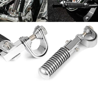 For Harley Motorcycle Modification Collapsible Footpegs Foot Guard Spike Mounted Pedals