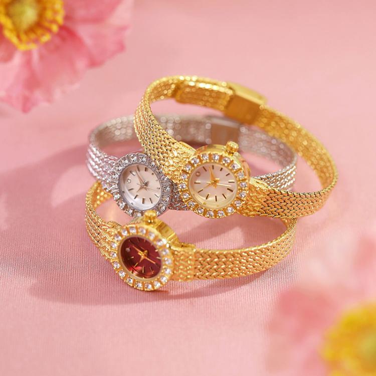 BS Bee Sister Elegant Quartz Watch Light Luxury Temperament Antique Women Watch Holiday Gift