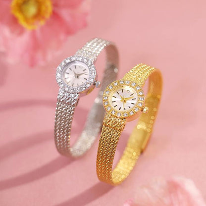 BS Bee Sister Elegant Quartz Watch Light Luxury Temperament Antique Women Watch Holiday Gift