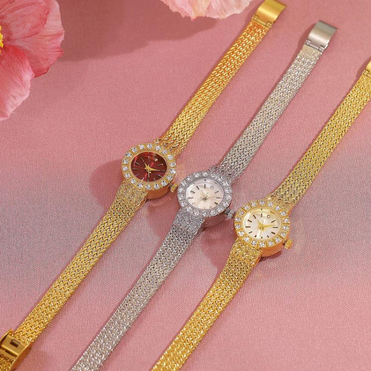 BS Bee Sister Elegant Quartz Watch Light Luxury Temperament Antique Women Watch Holiday Gift