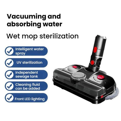 4-In-1 Electric Mop Head With UV Sterilizer Light And Water Tank, For Dyson V7 / V8 / V10 / V11, For Dyson V12 Slim / V10 Slim