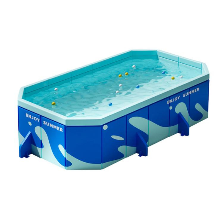 Children Home Free Inflatable Swimming Pool Foldable Outdoor Bracket Play Pool, 1.6m, 2.2m, 2.6m, 3.2m