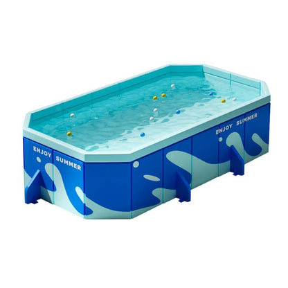 Children Home Free Inflatable Swimming Pool Foldable Outdoor Bracket Play Pool, 1.6m, 2.2m, 2.6m, 3.2m